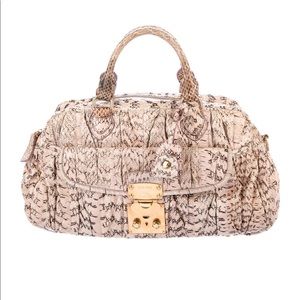 Miu Miu Python skin Purse